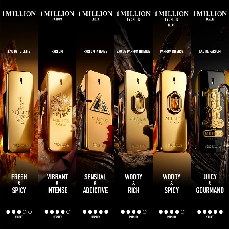 Rabanne 1 Million Black parfumska voda za moške 200 ml
