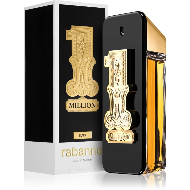 Rabanne 1 Million Black parfumska voda za moške 200 ml