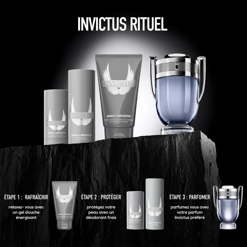Rabanne Invictus deo-stik za moške 75 g