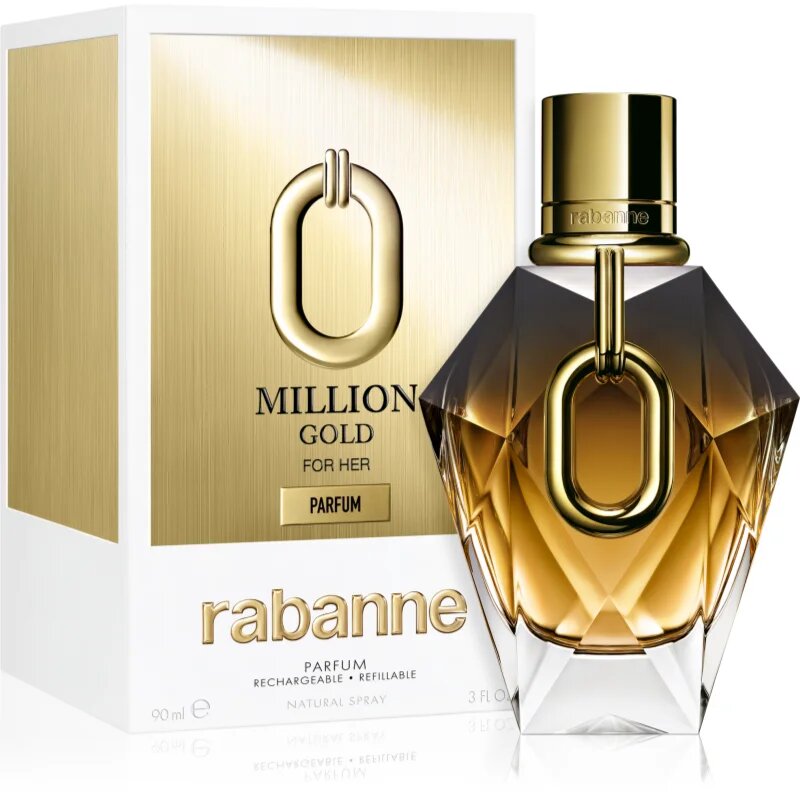 Rabanne Million Gold For Her Le Parfum parfum polnilni za ženske 90 ml