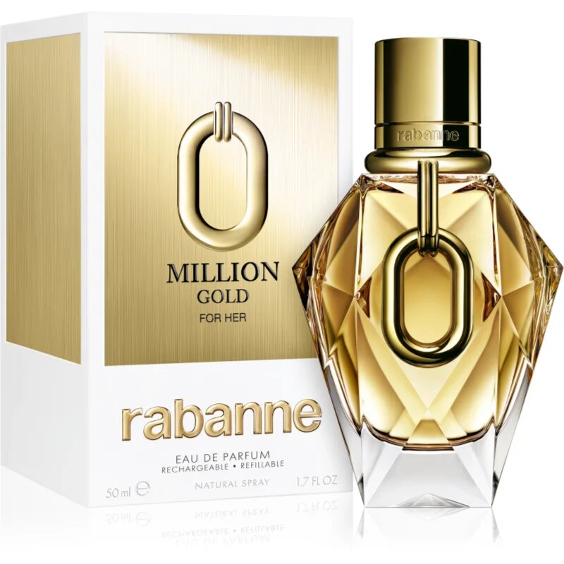 Rabanne Million Gold For Her parfumska voda polnilna za ženske 50 ml