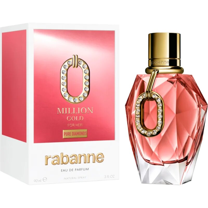Rabanne Million Gold For Her Pure Diamonds parfumska voda za ženske 90 ml