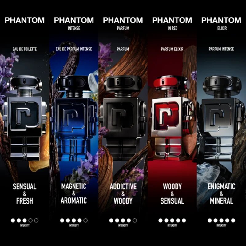 Rabanne Phantom Intense parfumska voda nadomestno polnilo za moške 200 ml
