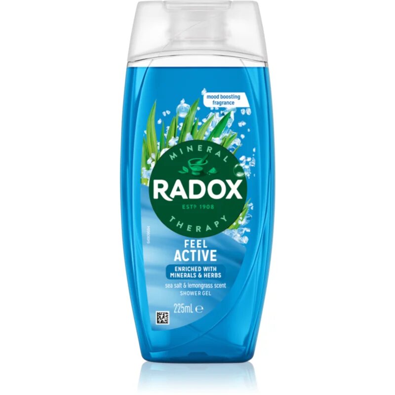 Radox Feel Active gel za prhanje 225 ml