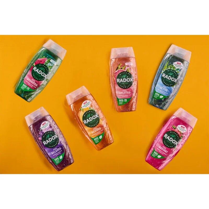 Radox Feel Hydrated gel za prhanje 225 ml