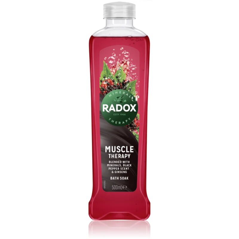 Radox Men Muscle Therapy pena za kopel Black Pepper & Ginseng 500 ml