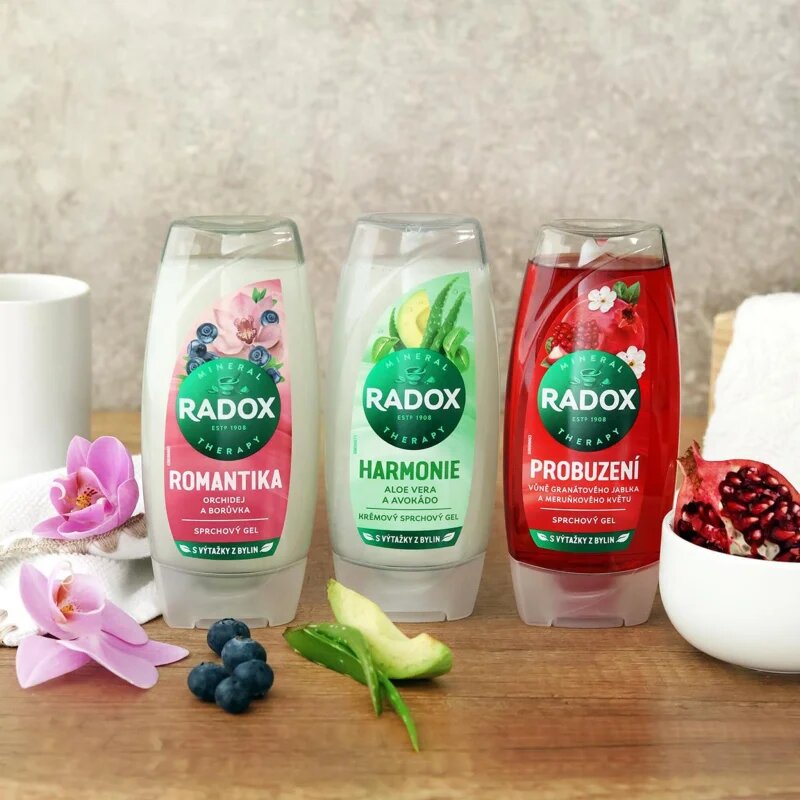 Radox Romantic gel za prhanje 250 ml
