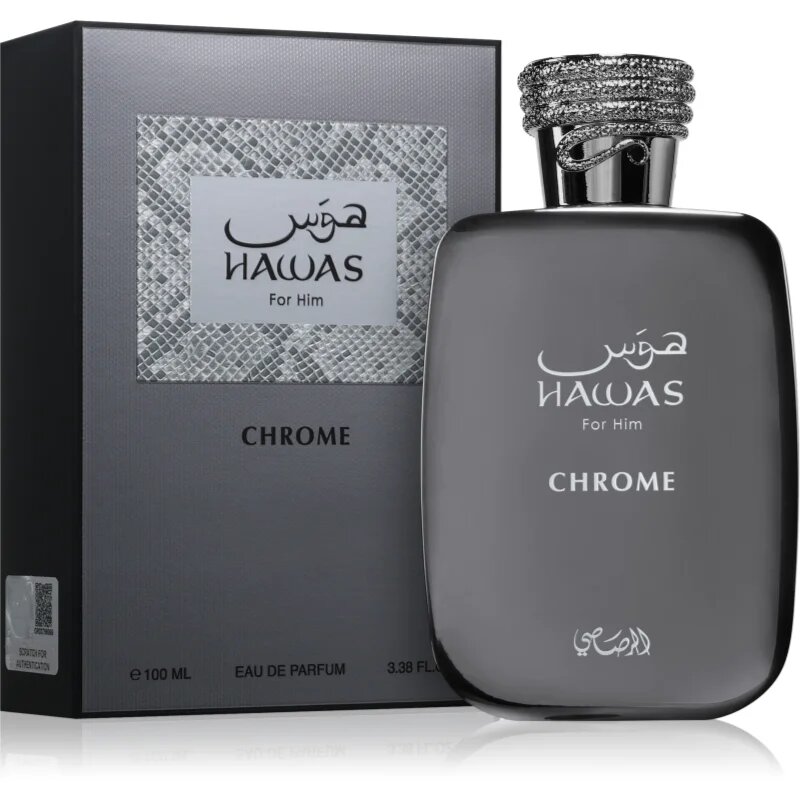 Rasasi Hawas Chrome parfumska voda za moške 100 ml