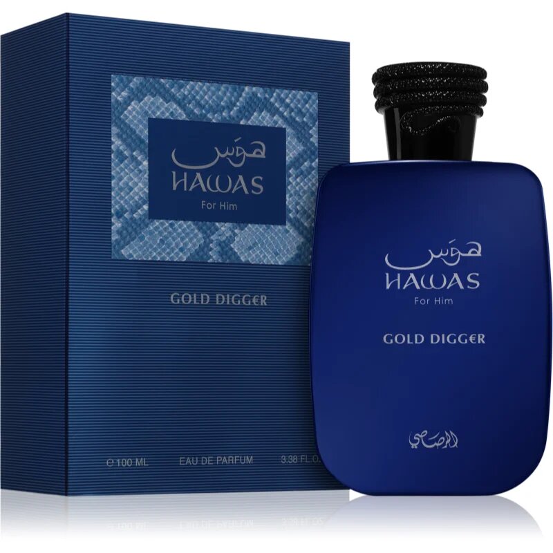 Rasasi Hawas Gold Digger parfumska voda za moške 100 ml