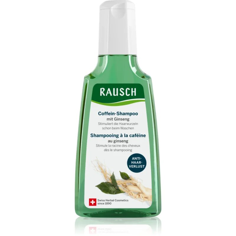 Rausch Caffeine Shampoo With Ginseng kofeinski šampon za okrepitev in rast las 200 ml
