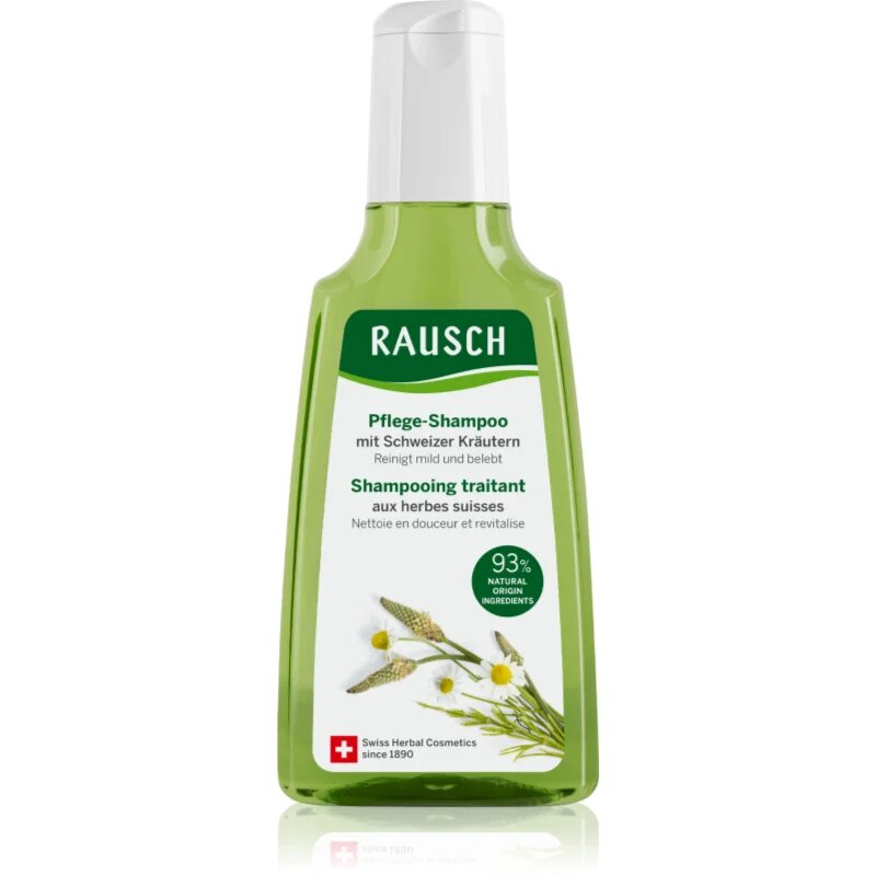 Rausch Care Shampoo With Swiss Herbs negovalni šampon 200 ml