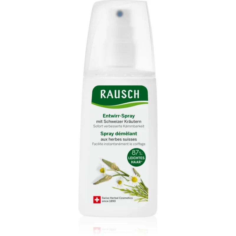 Rausch Detangling Spray Conditioner With Swiss Herbs pršilo za lažje česanje las 100 ml