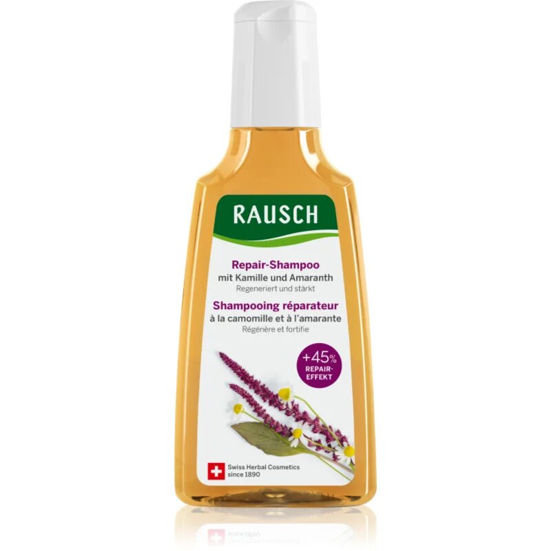 Rausch Repair Shampoo With Chamomile and Amaranth regeneracijski šampon za poškodovane in krhke lase 200 ml