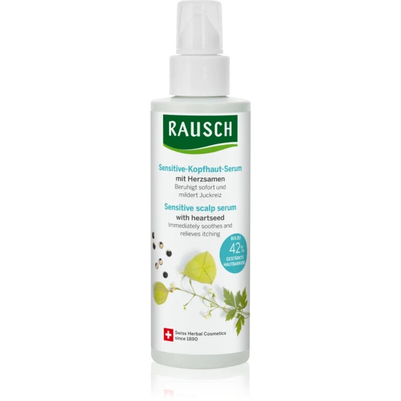 Rausch Sensitive Scalp Serum With Heartseed pomirjajoči serum za razdraženo lasišče 100 ml