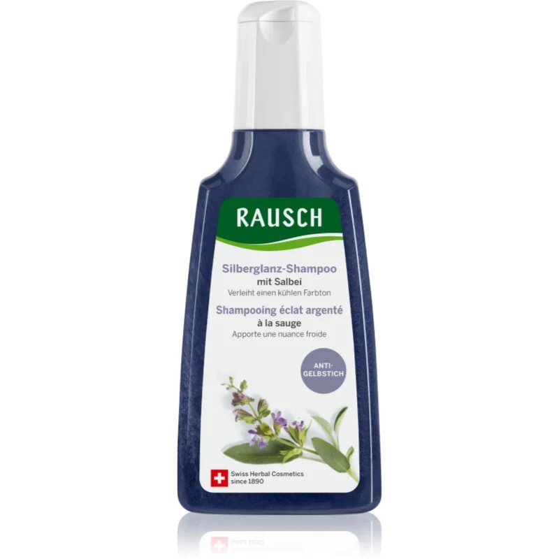 Rausch Silver-Shine Shampoo With Sage šampon za nevtralizacijo rumenih tonov 200 ml