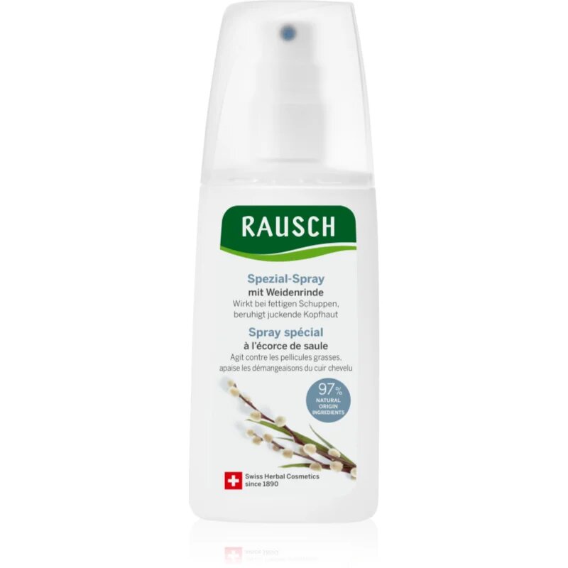 Rausch Treatment Spray Conditioner With Willow Bark balzam v pršilu za mastne lase 100 ml