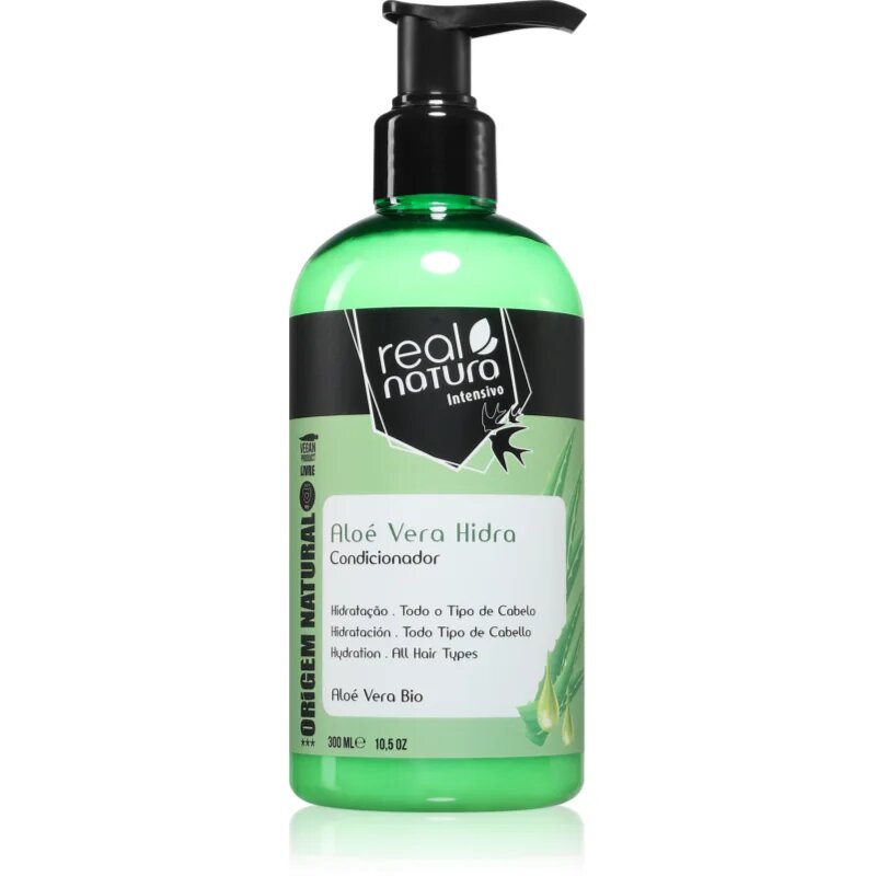 Real Natura Aloe Vera Hidra vlažilni balzam za lase 300 ml