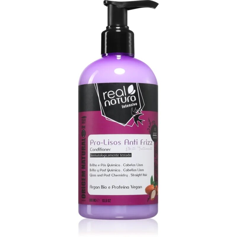 Real Natura Pro - Lisos Anti Frizz balzam proti krepastim lasem 300 ml