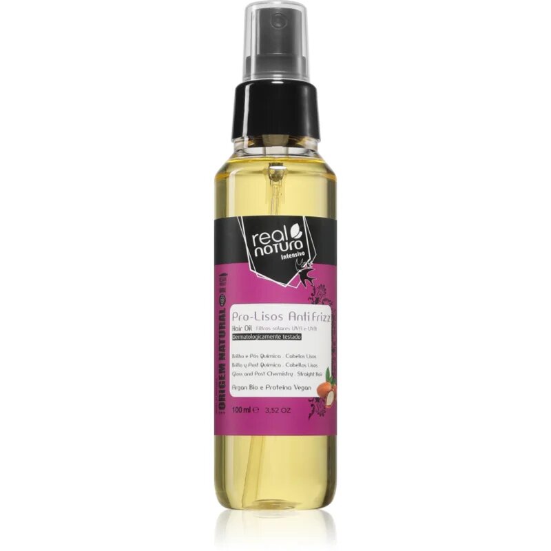 Real Natura Pro - Lisos Anti Frizz olje za lase 100 ml