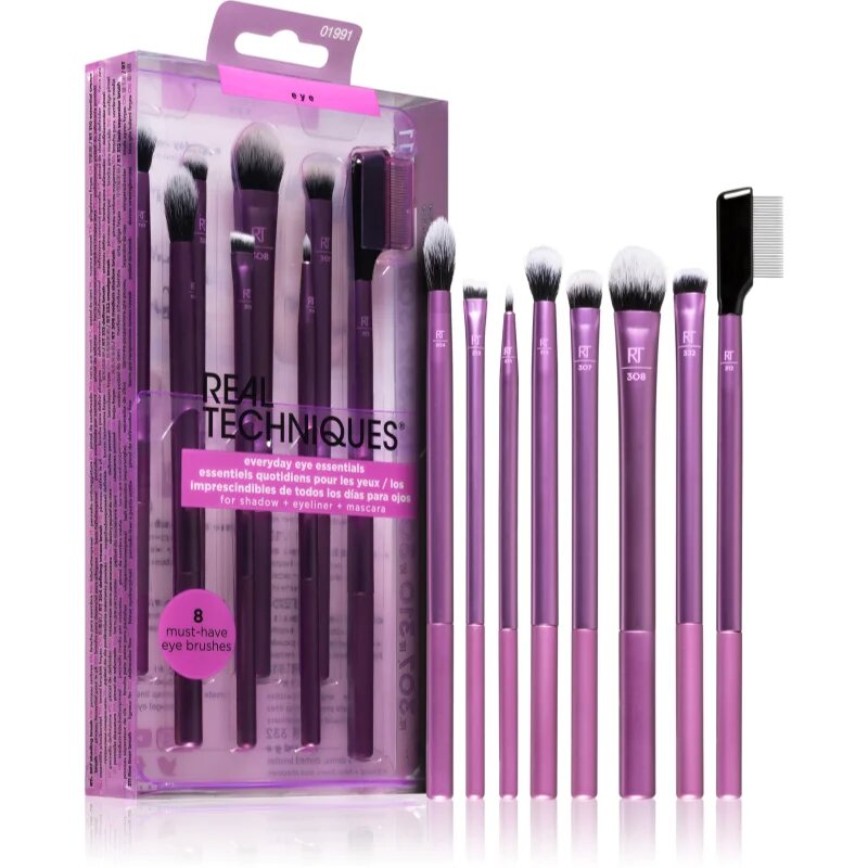 Real Techniques Everyday Essentials set čopičev za oči