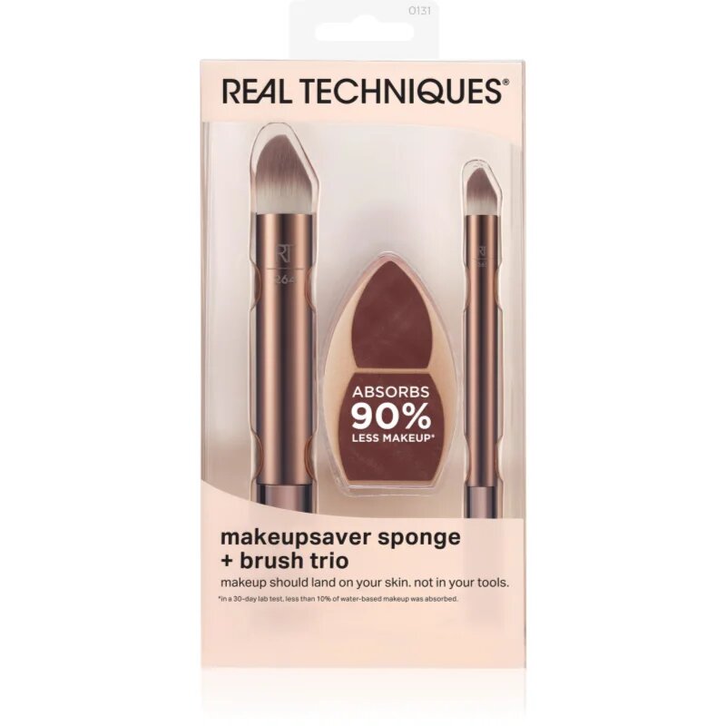 Real Techniques Makeup Saver Brush Trio set čopičev