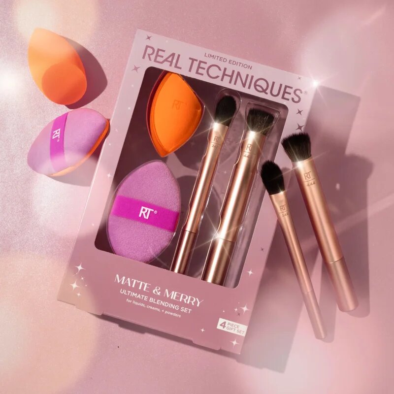 Real Techniques Matte&Merry Ultimated Blending Set set čopičev
