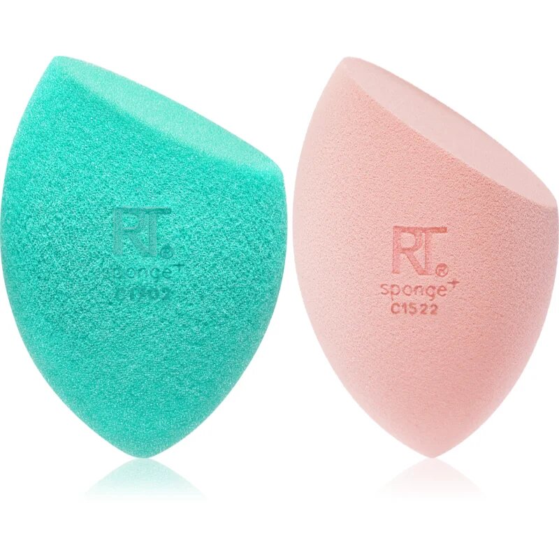 Real Techniques Miracle Mattifying Sponge Duo penasti aplikator za tekoči puder 2 kos