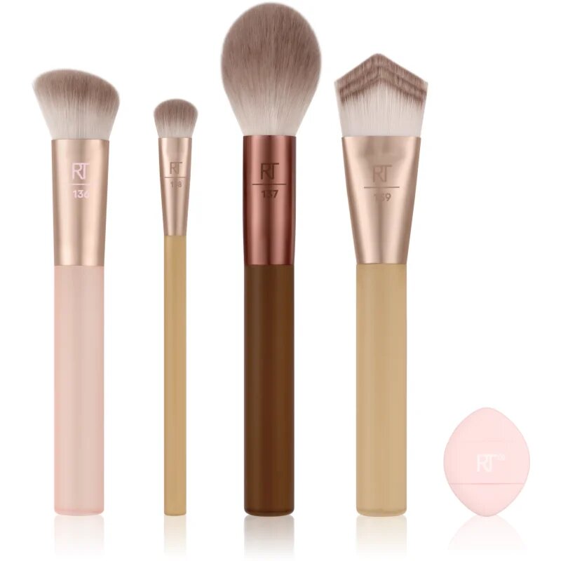 Real Techniques New Nudes Blurred Base Kit set čopičev 5 kos