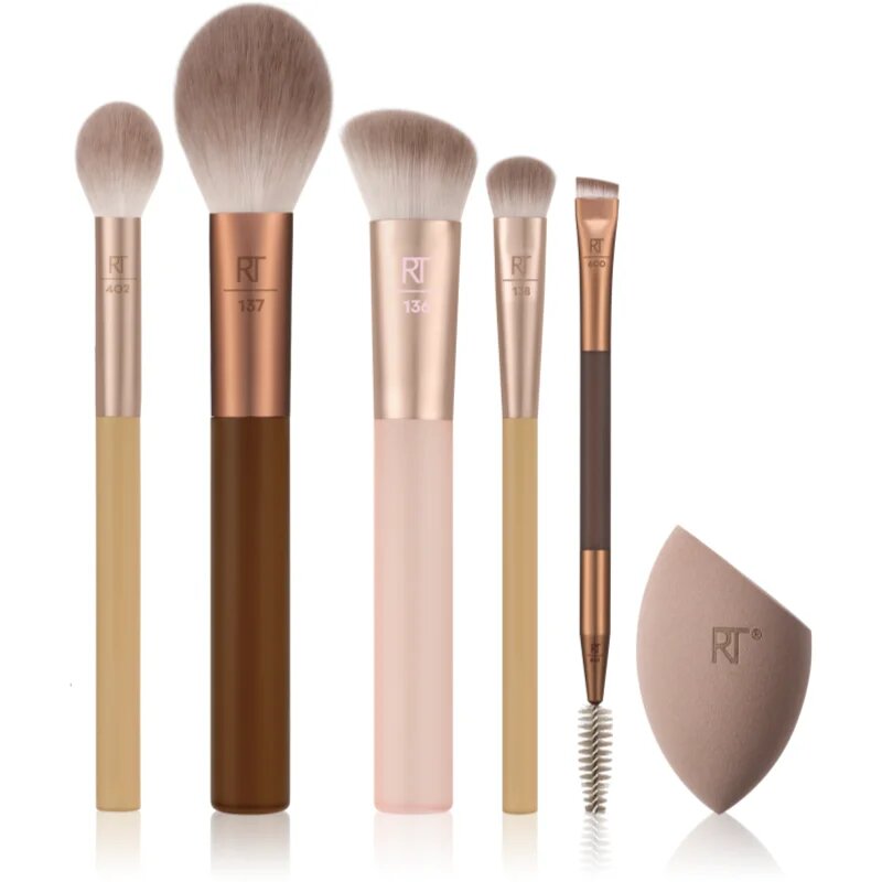 Real Techniques New Nudes Soft-Focus Face Set set čopičev