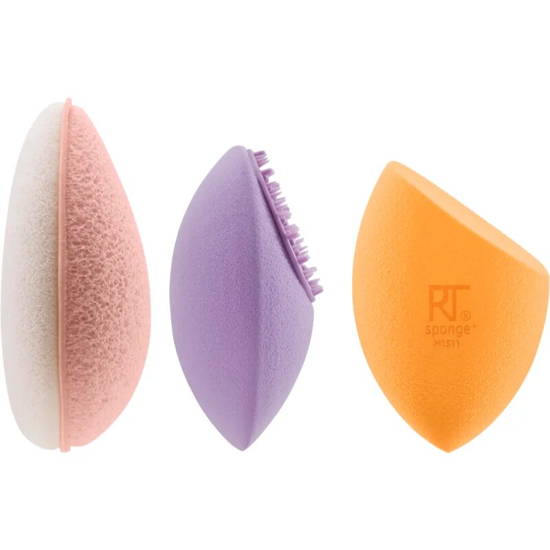 Real Techniques Sponge+ Glow Radiance set aplikatorjev za odličen videz