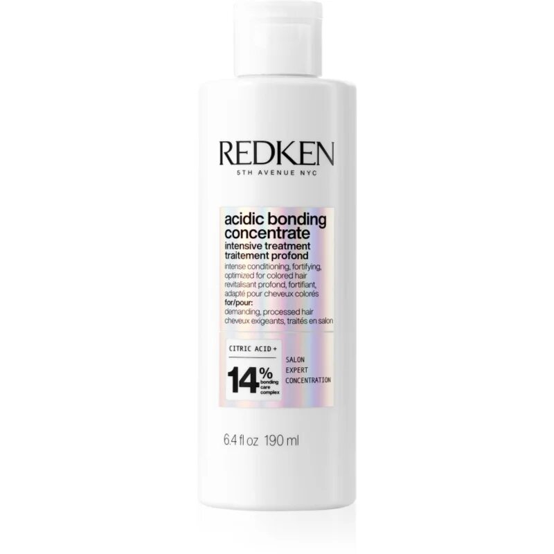 Redken Acidic Bonding Concentrate nega pred šamponiranjem za poškodovane lase 190 ml