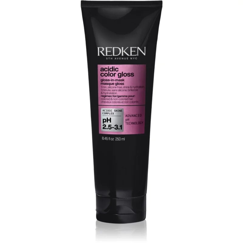 Redken Acidic Color Gloss Gloss-in-Mask hranilna in vlažilna maska za lase za sijaj in mehkobo las 250 ml