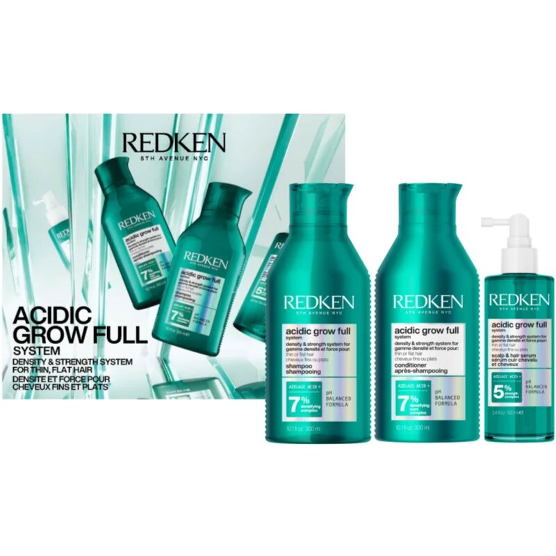 Redken Acidic Grow Full System darilni set za obnovitev gostote las