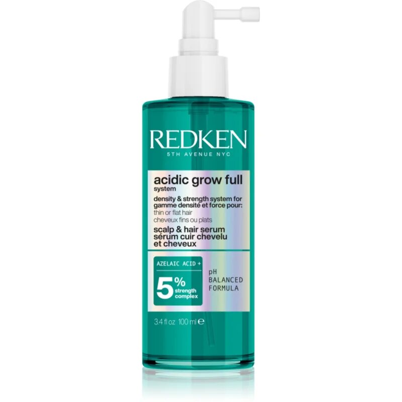 Redken Acidic Grow Full System Scalp and hair serum vlažilni serum za fine in tanke lase 100 ml