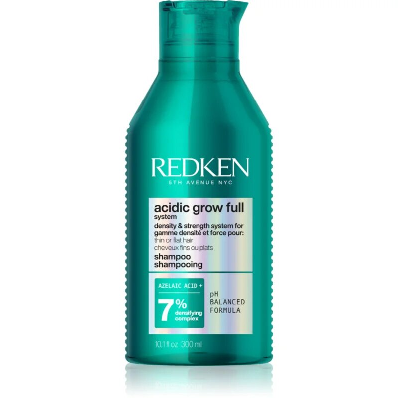Redken Acidic Grow Full System Shampoo šampon za oslabljene in poškodovane lase za obnovitev gostote las 300 ml