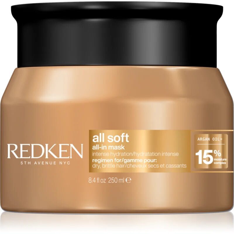 Redken All Soft globinsko vlažilna maska za suhe lase 250 ml