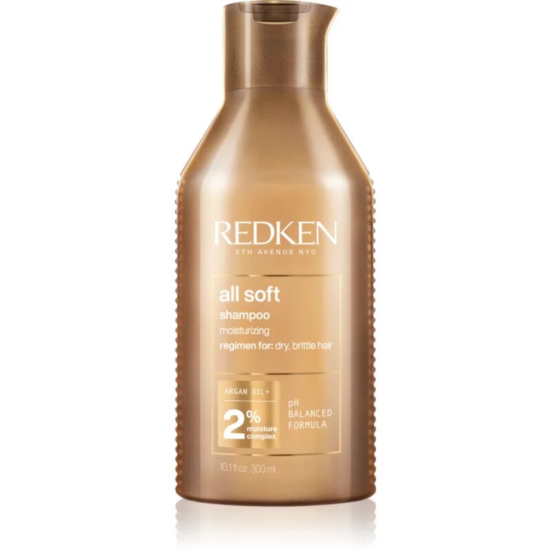 Redken All Soft hranilni šampon za suhe in krhke lase 300 ml