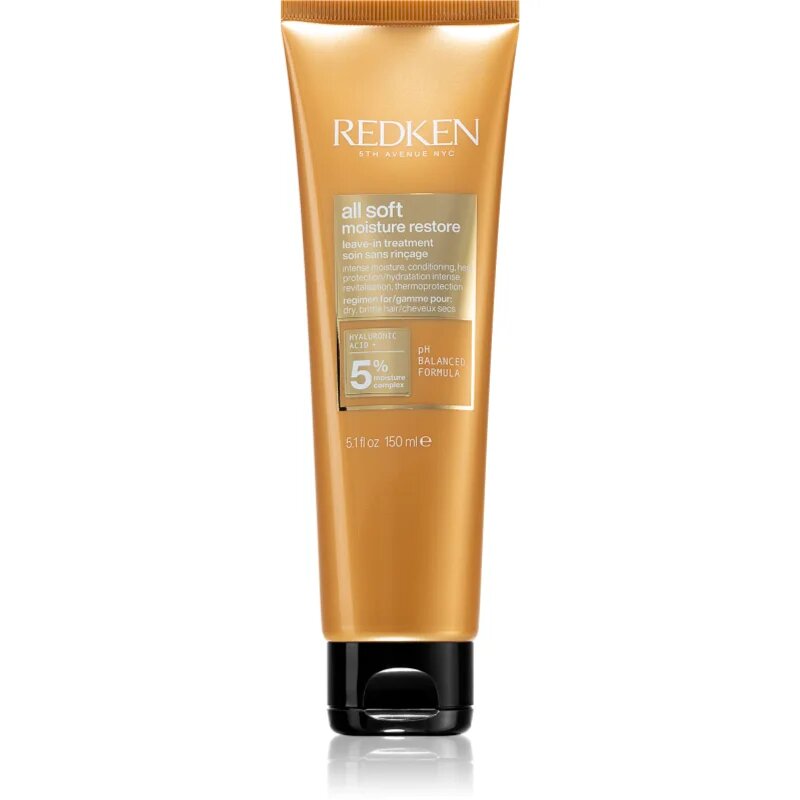 Redken All Soft krepilna nega brez spiranja za prehrano in hidracijo 150 ml
