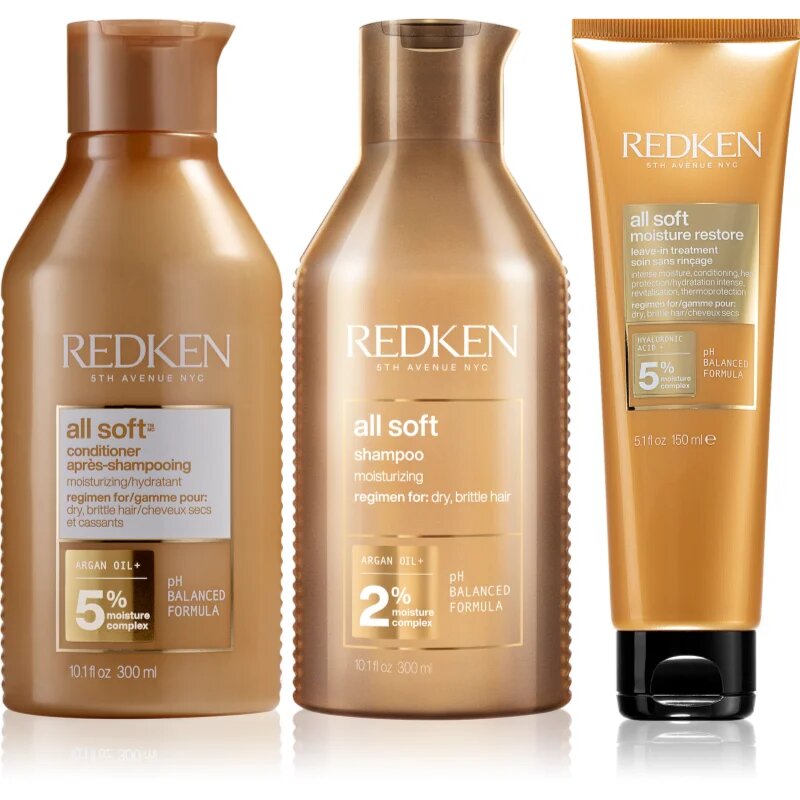 Redken All Soft ugodno pakiranje za suhe lase