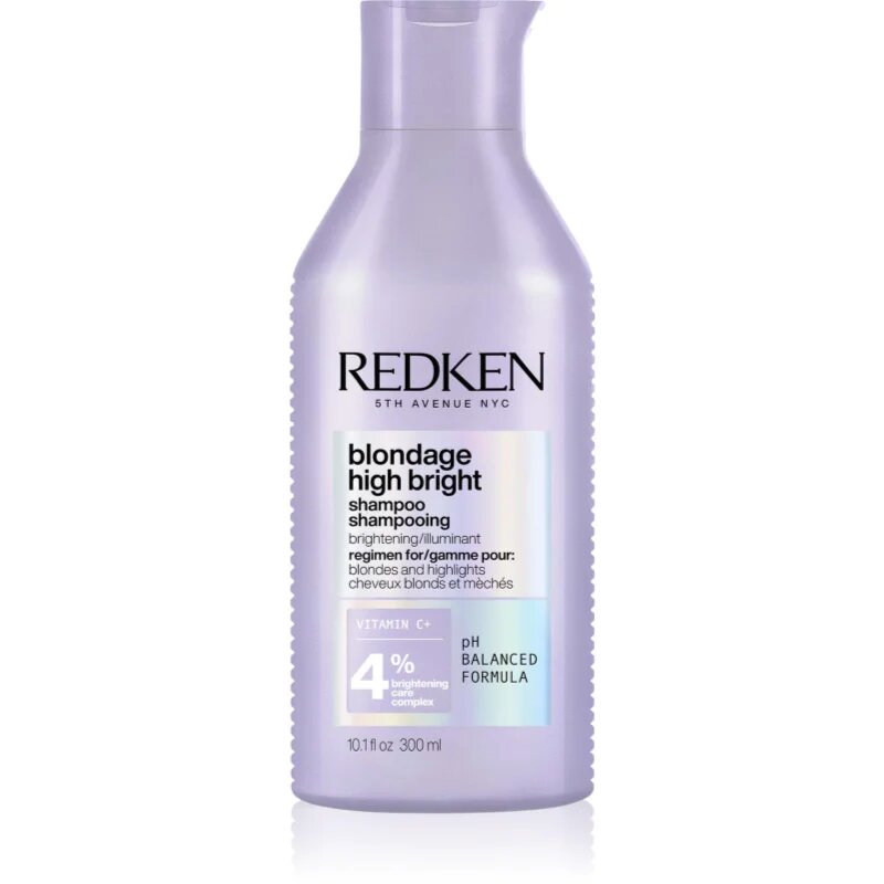 Redken Blondage High Bright osvetljevalni šampon za blond lase 300 ml