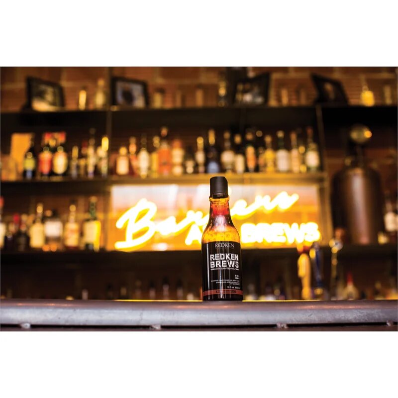 Redken Brews 3 v 1 šampon balzam in gel za prhanje 300 ml