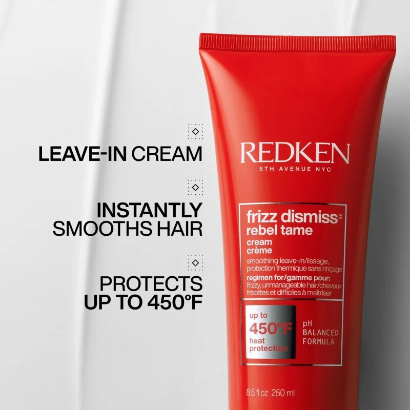 Redken Frizz Dismiss termo zaščitna krema za gladitev neobvladljivih las 250 ml