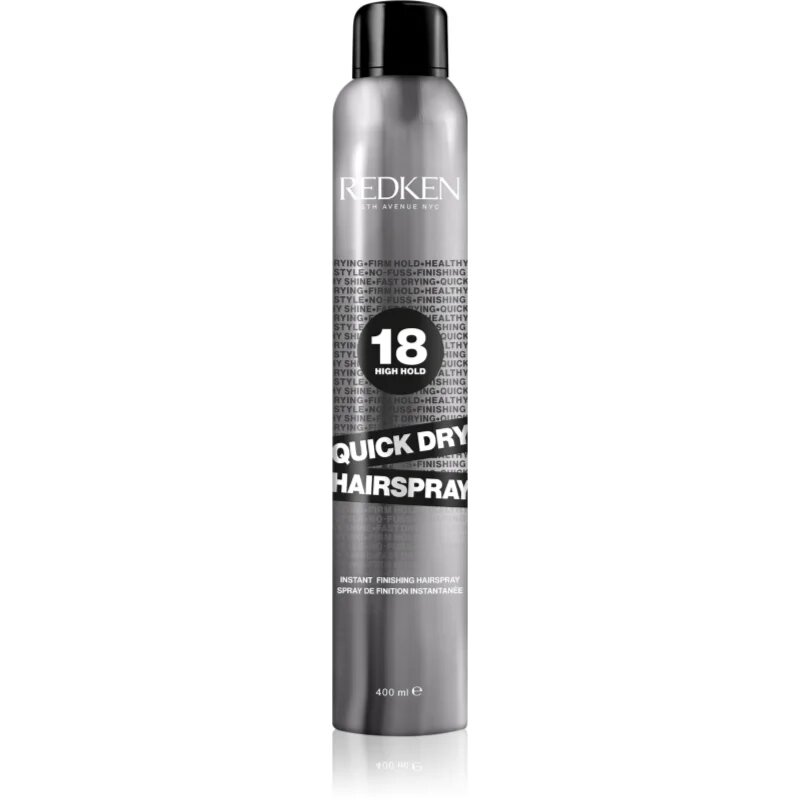 Redken Quick Dry lak za lase z ekstra močnim utrjevanjem 400 ml