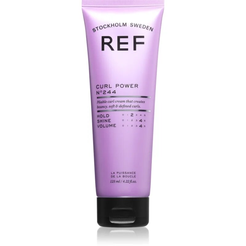 REF Curl Power N°244 krema za definicijo las za valovite in kodraste lase 125 ml