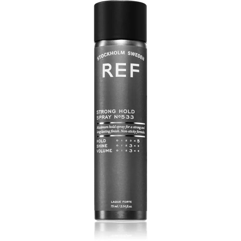 REF Strong Hold Spray N°533 lak za lase z ekstra močnim utrjevanjem 75 ml