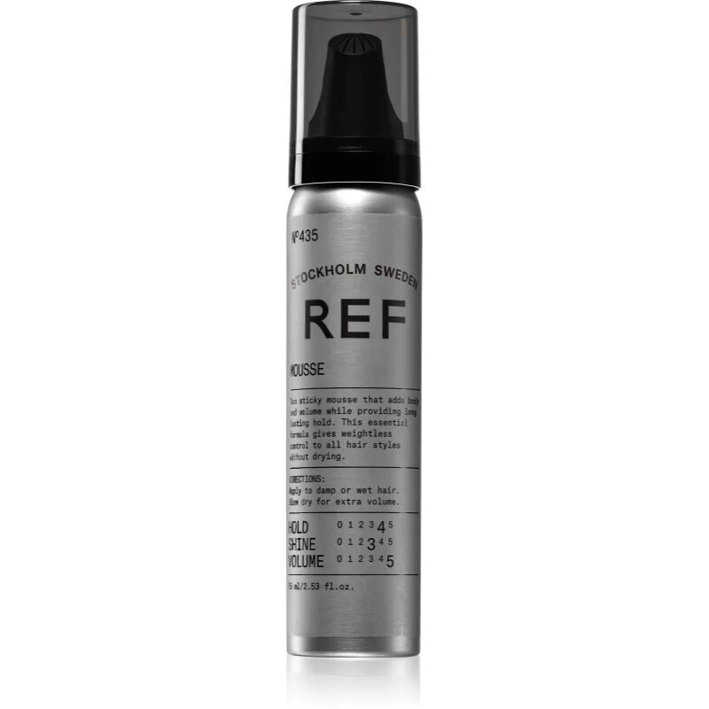REF Styling Mousse luksuzna pena za volumen za dolgotrajno učvrstitev 75 ml