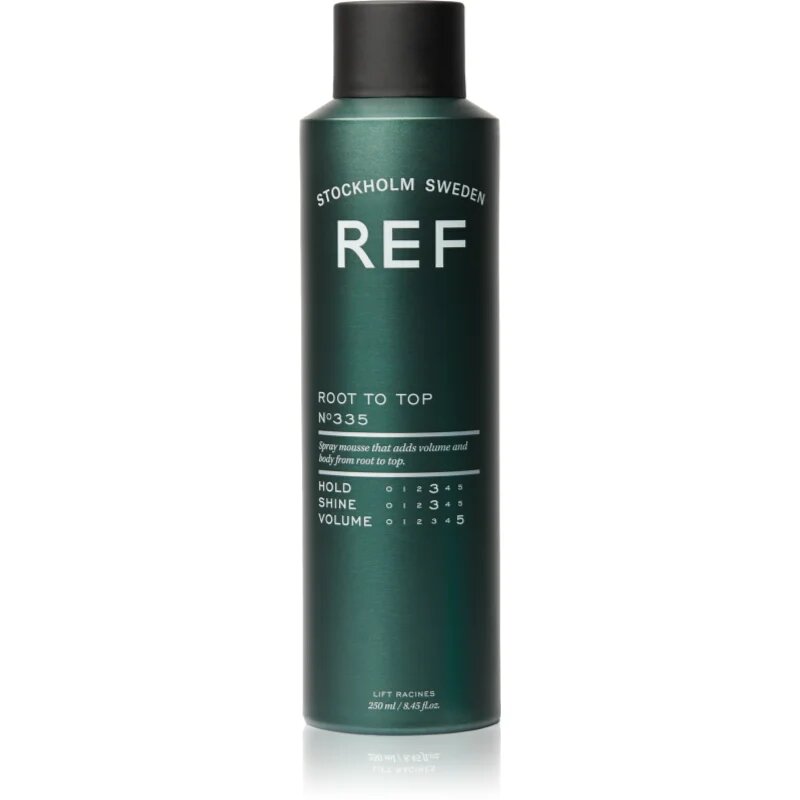 REF Styling Root to Top pena za volumen od korenin za naravno fiksacijo in sijaj las 250 ml