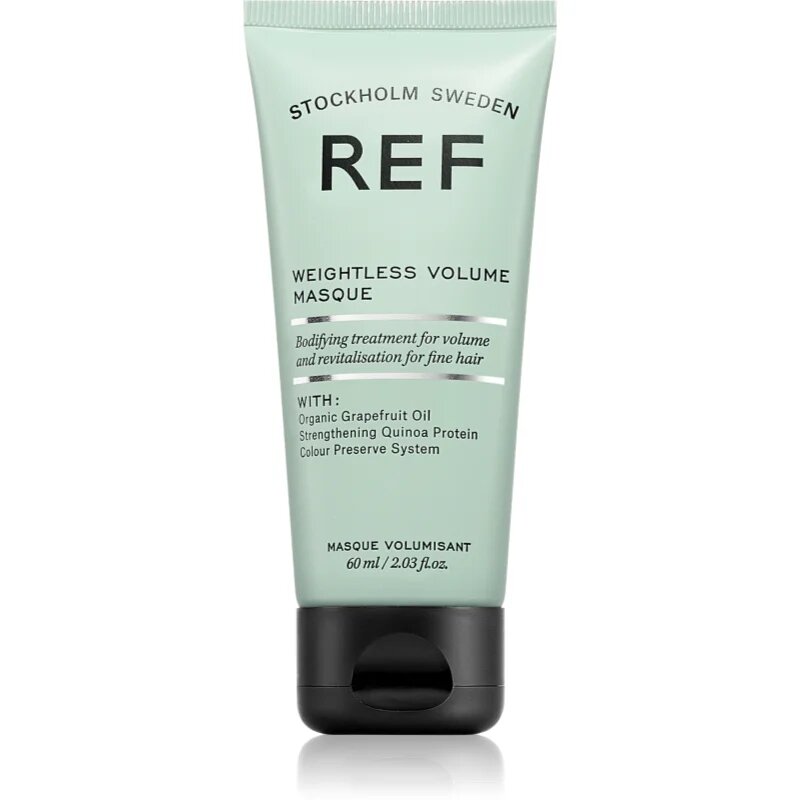 REF Weightless Volume Masque globinsko vlažilna maska za sijaj in mehkobo las 60 ml