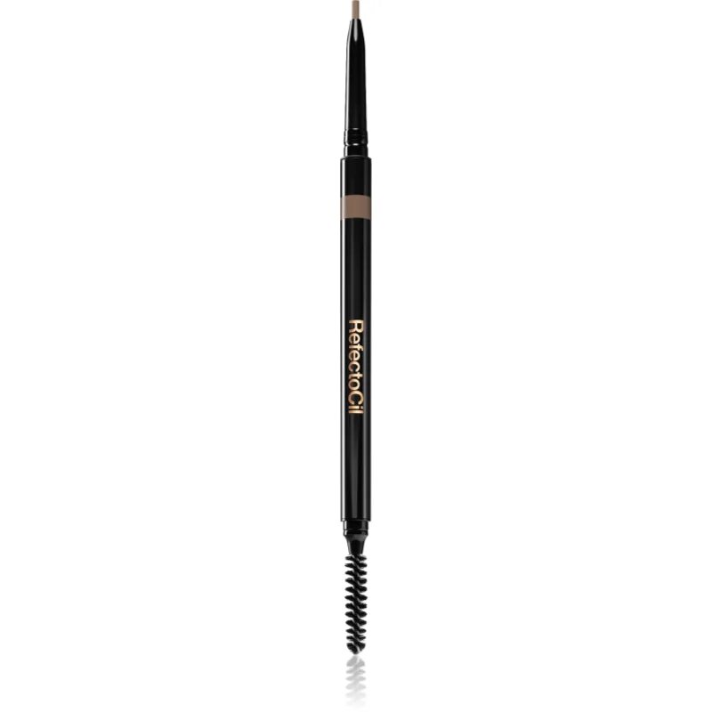 RefectoCil Brow vodoodporen svinčnik za obrvi s krtačko odtenek 03 Dark Brown 1 kos