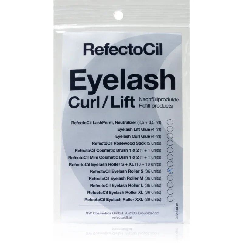 RefectoCil Eyelash Curl navijalke za trajno ondulacijo za trepalnice velikost S 36 kos